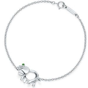 Wild Elephant Silver Bracelet 